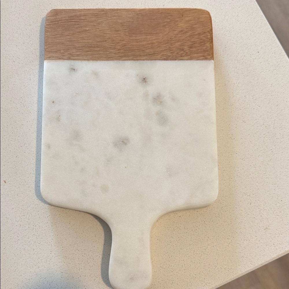 Wood and Marble Cutting Board